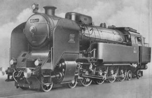 a photo of a steam locomotive